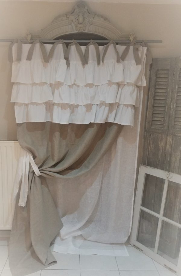 Rideau frourou. Shabby romantique; MH Créations (1)