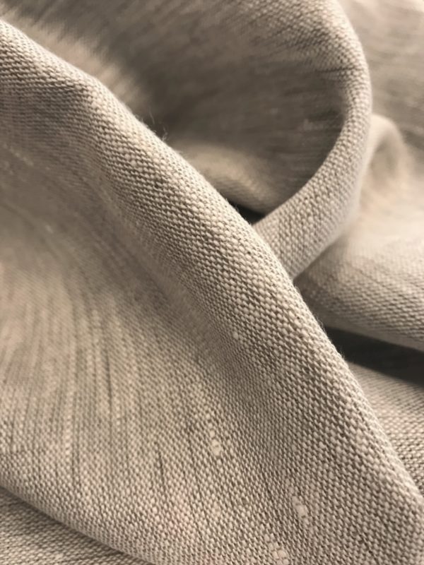 Acompte commande - Paire de rideau en toile 100% lin. Modèle "Mel"